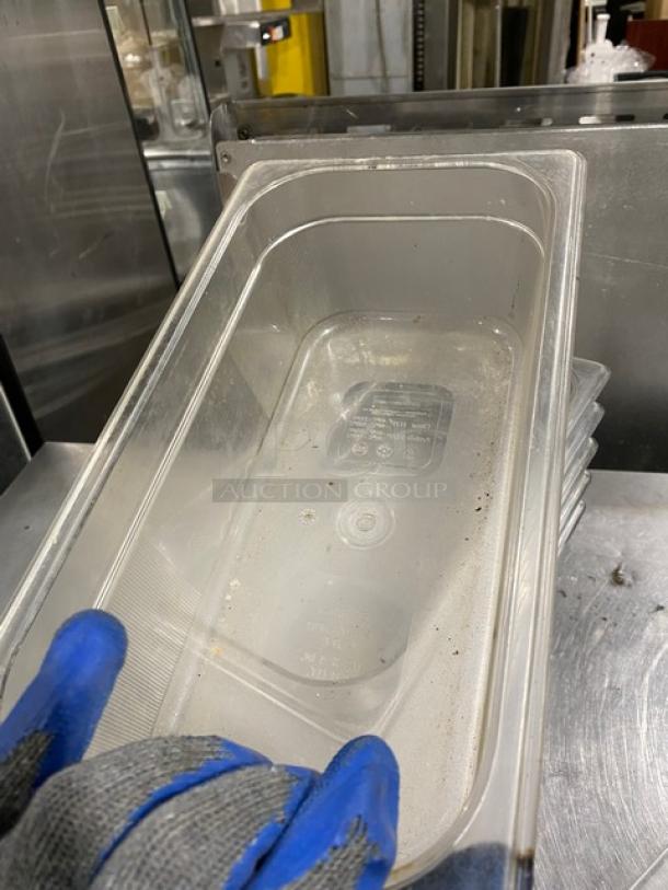 Commercial Clear Polycarbonate Food Pans & Lids! 6X Your Bid! - Image 10 of 10