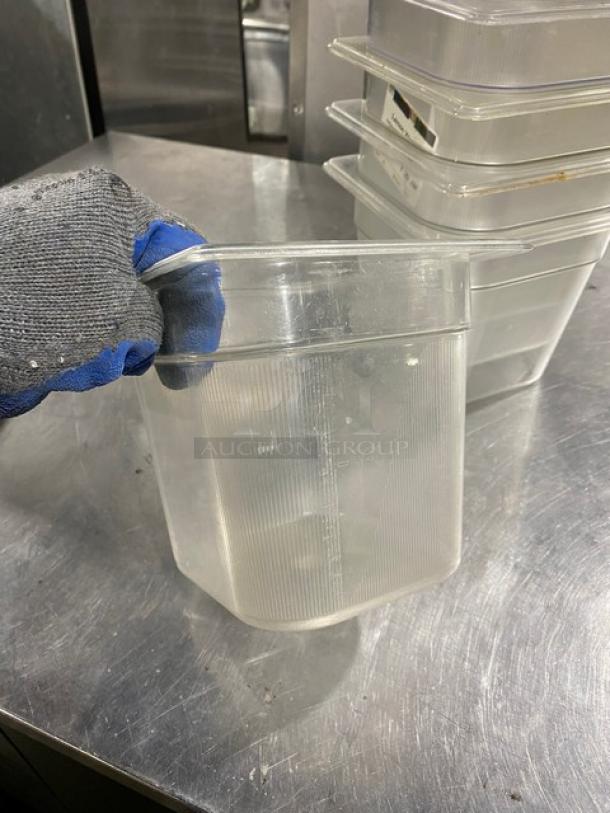 Commercial Clear Polycarbonate Food Pans & Lids! 11X Your Bid! - Image 4 of 9