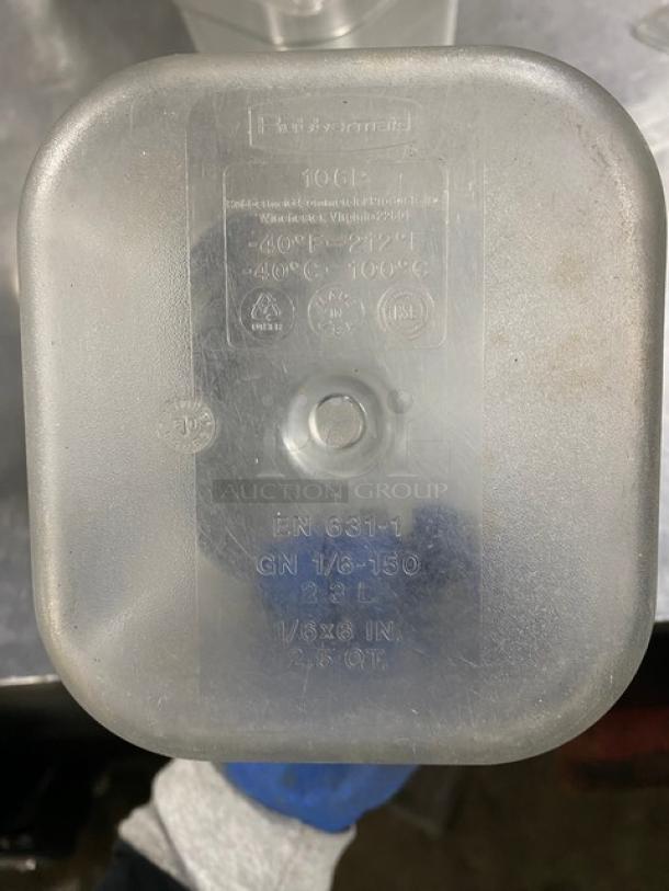 Commercial Clear Polycarbonate Food Pans & Lids! 11X Your Bid! - Image 7 of 9