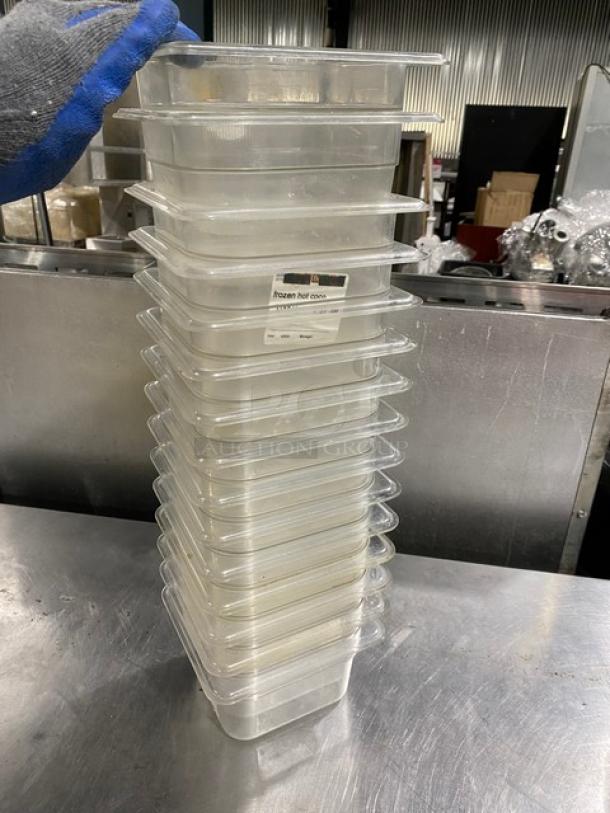 Commercial Clear Polycarbonate Food Pans! 15X Your Bid! - Image 3 of 7