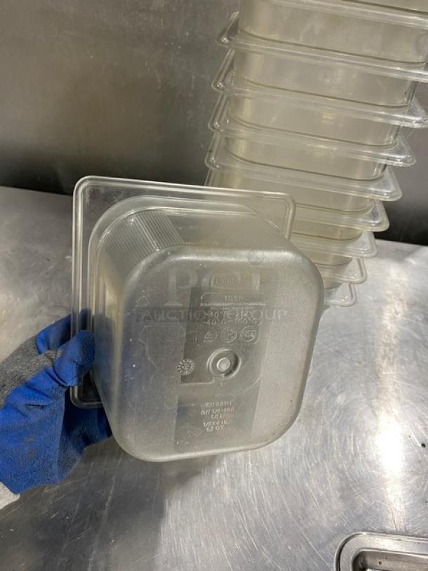 Commercial Clear Polycarbonate Food Pans! 15X Your Bid! - Image 6 of 7
