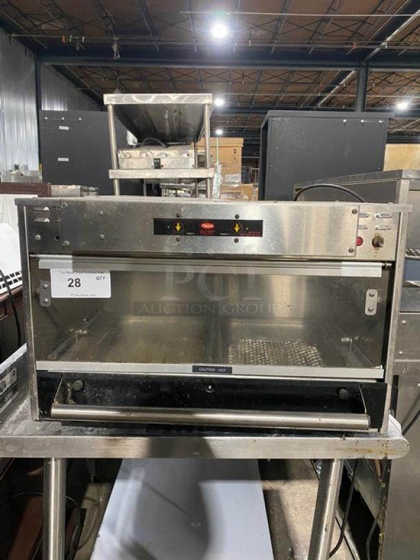 Hatco Glo-Ray Series Commercial Stainless Steel Electric Powered Countertop Food Warmer! Model: GRMW-3 SN: 4702770750! 120V 1 Phase! - Image 1 of 10