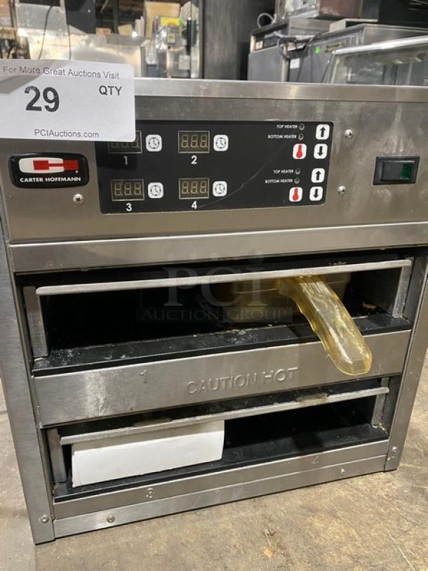 Carter Hoffmann Commercial Stainless Steel Electric Powered Modular Heated Holding Cabinet! With Programable Controls! Model: MZ223-4D SN: 588576-112015! 120V 1 Phase! - Image 5 of 9