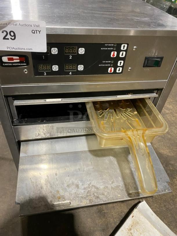 Carter Hoffmann Commercial Stainless Steel Electric Powered Modular Heated Holding Cabinet! With Programable Controls! Model: MZ223-4D SN: 588576-112015! 120V 1 Phase! - Image 6 of 9