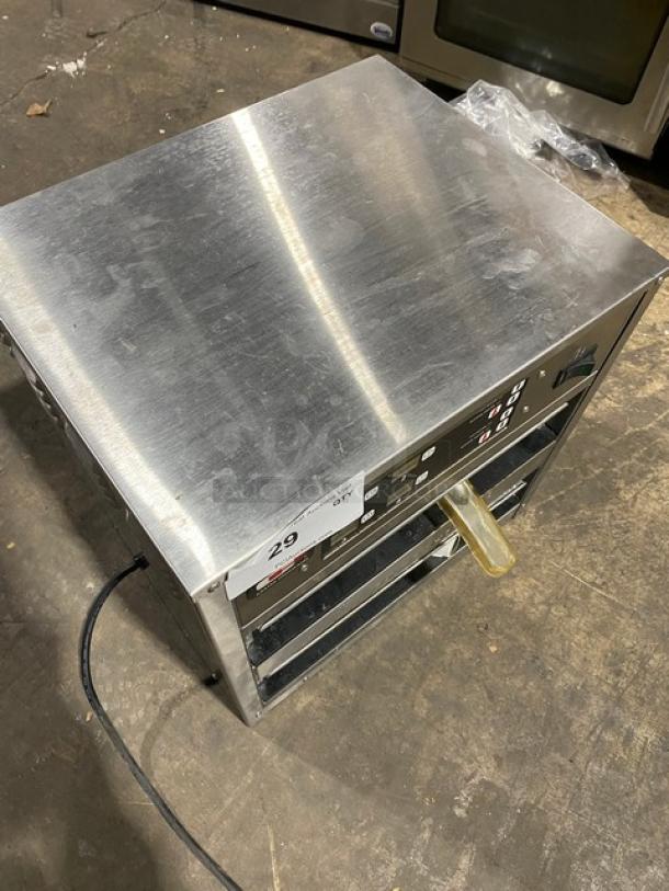Carter Hoffmann Commercial Stainless Steel Electric Powered Modular Heated Holding Cabinet! With Programable Controls! Model: MZ223-4D SN: 588576-112015! 120V 1 Phase! - Image 9 of 9