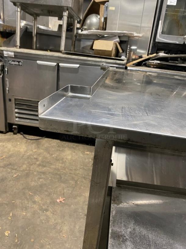 Commercial Stainless Steel Work Top Table! With Double Undershelf! On Legs! - Image 8 of 10