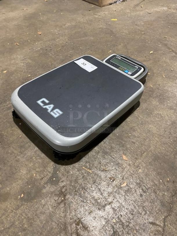 CAS Commercial Electric Powered Portable Bench Scale! Model: PB SN: PB0270908! On Legs! - Image 2 of 7