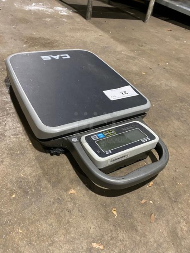 CAS Commercial Electric Powered Portable Bench Scale! Model: PB SN: PB0270908! On Legs! - Image 3 of 7