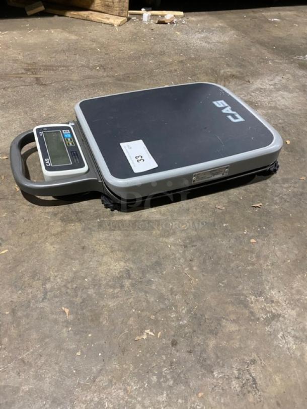 CAS Commercial Electric Powered Portable Bench Scale! Model: PB SN: PB0270908! On Legs! - Image 4 of 7