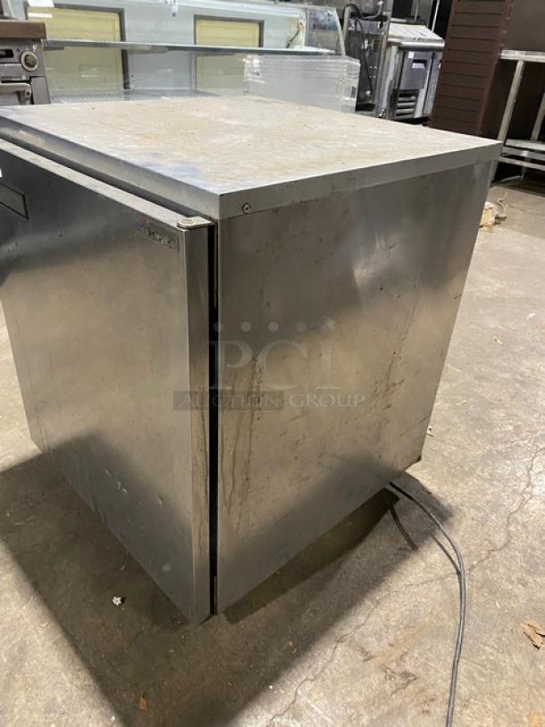 Delfield Commercial Stainless Steel Single Door Undercounter Refrigerator! With Poly Coated Wire Racks! Model: 406CA-DD1 SN: 15041520022937! 115V 1 Phase! On Casters! - Image 2 of 9