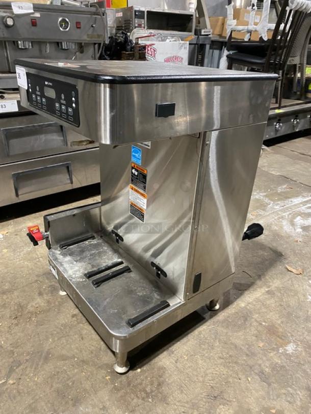 Bunn Infusion Series Commercial Stainless Steel Electric Powered Countertop Twin Soft Heat Coffee Brewer! Energy Star Certified! With Hot Water Dispenser!  Model: ICBTWINSH SN: ICBT037413! 120/208V 1 Phase! On Legs! - Image 2 of 12