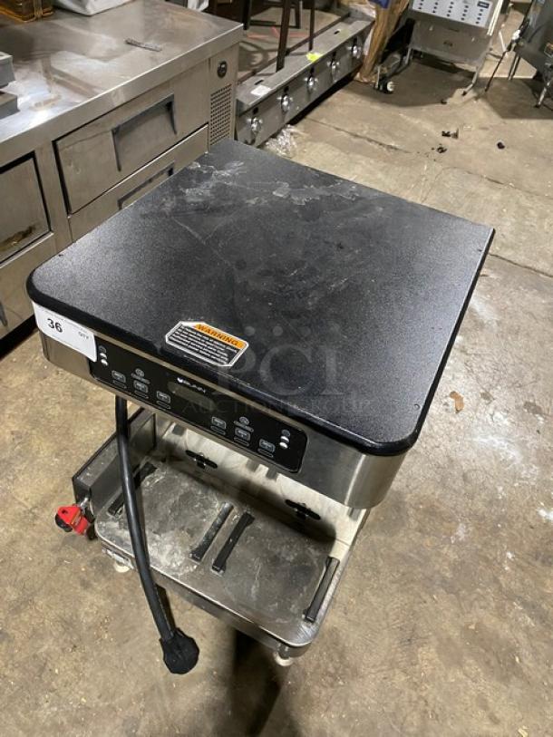 Bunn Infusion Series Commercial Stainless Steel Electric Powered Countertop Twin Soft Heat Coffee Brewer! Energy Star Certified! With Hot Water Dispenser!  Model: ICBTWINSH SN: ICBT037413! 120/208V 1 Phase! On Legs! - Image 11 of 12
