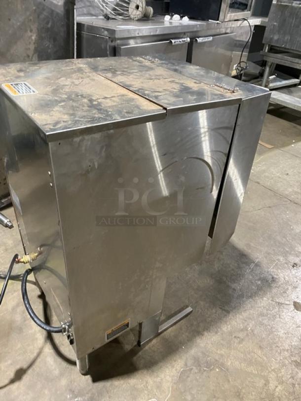Bunn Dunkin Donuts Style Commercial Stainless Steel Electric Powered Countertop 5-Flavor Hot Chocolate/Cappuccino Hot Beverage Machine! With Hot Water Dispenser! With Digital Controls! Model: IMIX-5 SN: IMIX032348! 120/208-240V 1 Phase! On Legs! - Image 4 of 12