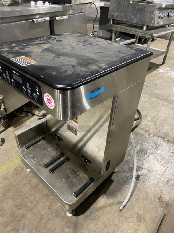 Bunn Infusion Series Commercial Stainless Steel Electric Powered Countertop Twin Soft Heat Coffee Brewer! Energy Star Certified! With Hot Water Dispenser!  Model: ICBTWINSH SN: ICBT051251! 120/208V 1 Phase! On Legs! - Image 2 of 11