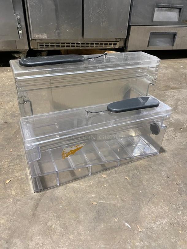 Lot Of Commercial Clear Polycarbonate Coffee Hoppers! ALL ONE MONEY! - Image 4 of 10