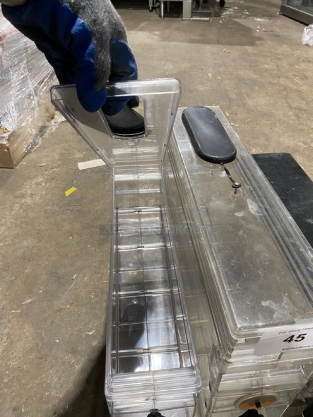 Lot Of Commercial Clear Polycarbonate Coffee Hoppers! ALL ONE MONEY! - Image 7 of 10