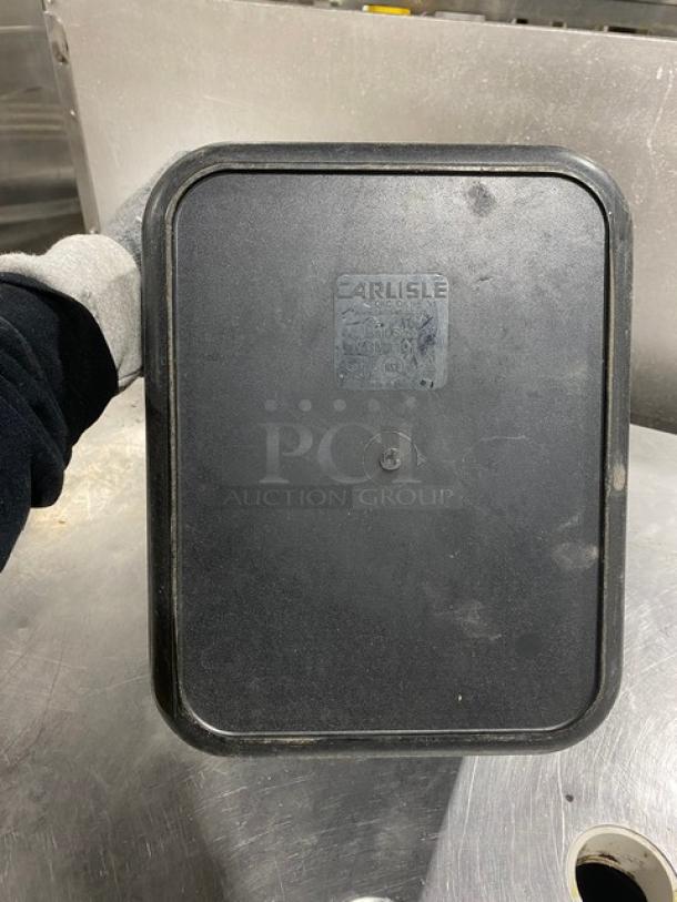 Carlisle Commercial Black Half Size Food Pan! Model: NCM1101! - Image 7 of 8