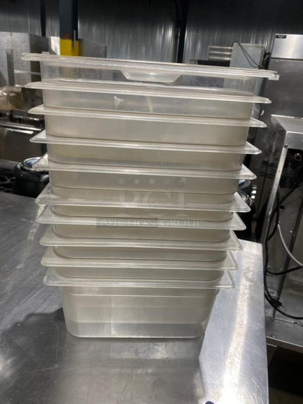 Commercial Clear Polycarbonate Food Pans & Lid! 10X Your Bid! - Image 3 of 10