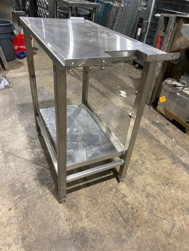 Horacio's Commercial Stainless Steel Single Shelf Worktop Table! On Legs! - Image 3 of 8