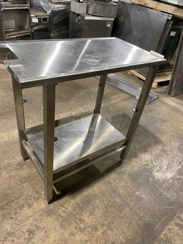 Horacio's Commercial Stainless Steel Single Shelf Worktop Table! On Legs! - Image 4 of 8