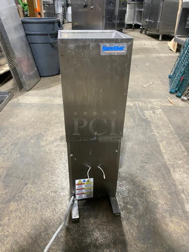 A.C. Dispensing Dunkin Donuts Style Commercial Stainless Steel Electric Powered Countertop SureShot Granular Sugar/Sweetener Dispenser! Model: AC6.E SN: 0216-034958! 120V 1 Phase! - Image 3 of 10