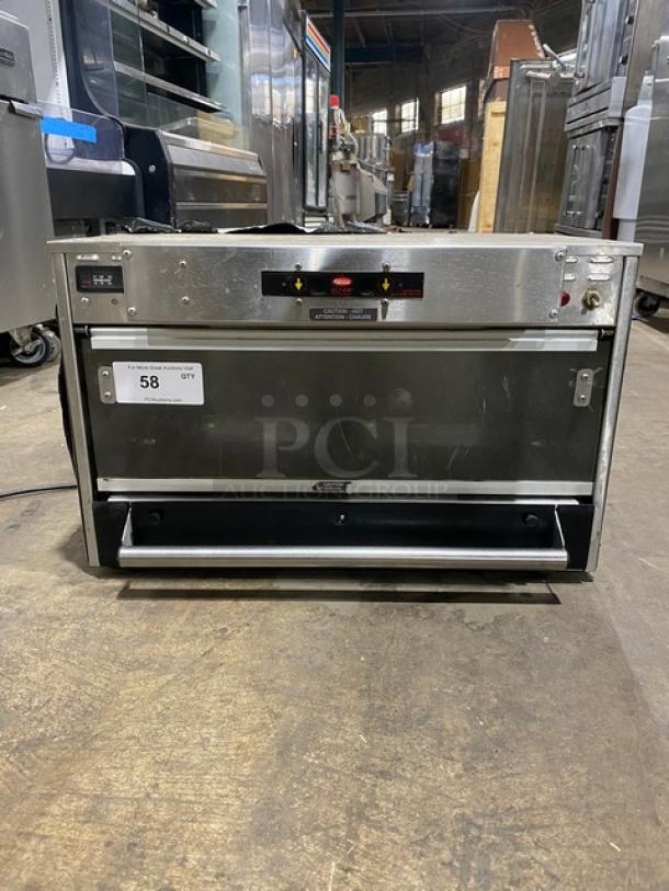Hatco Glo-Ray Series Commercial Stainless Steel Electric Powered Countertop Food Warmer! Model: GRMW-3 SN: 4219361345! 120V 1 Phase! - Image 1 of 9