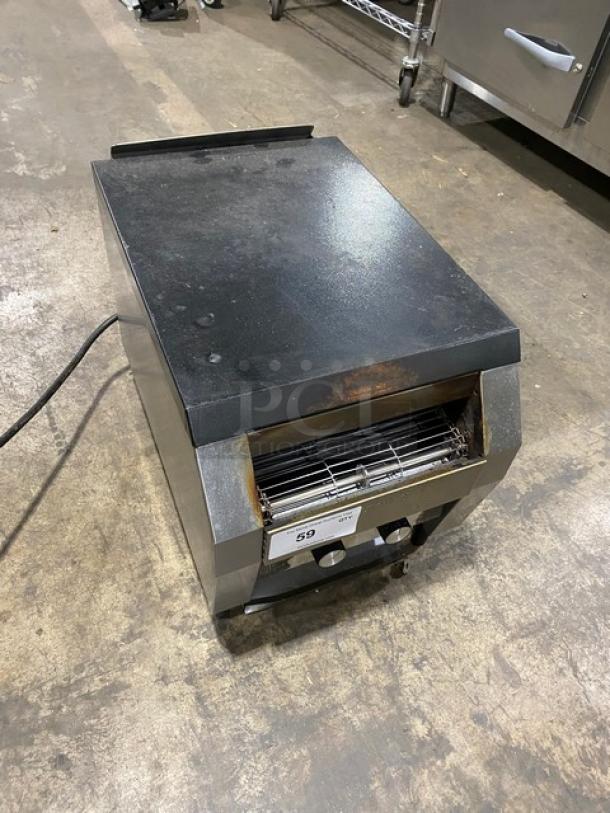 Hatco Toast-Qwik Series Commercial Stainless Steel Electric Powered Countertop Conveyor Toaster! Model: TQ-20BA SN: 4124341341! 208V 1 Phase! On Legs! - Image 10 of 10