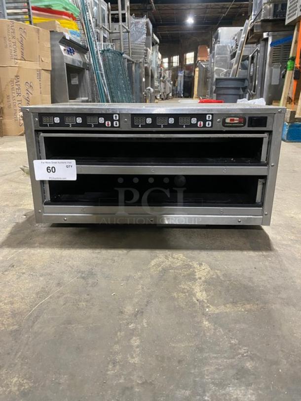 Carter Hoffmann Commercial Stainless Steel Electric Powered Modular Heated Holding Cabinet! With Programable Controls! Model: MC212S2-2DD SN: 482452-082013! 120V 1 Phase! - Image 1 of 9