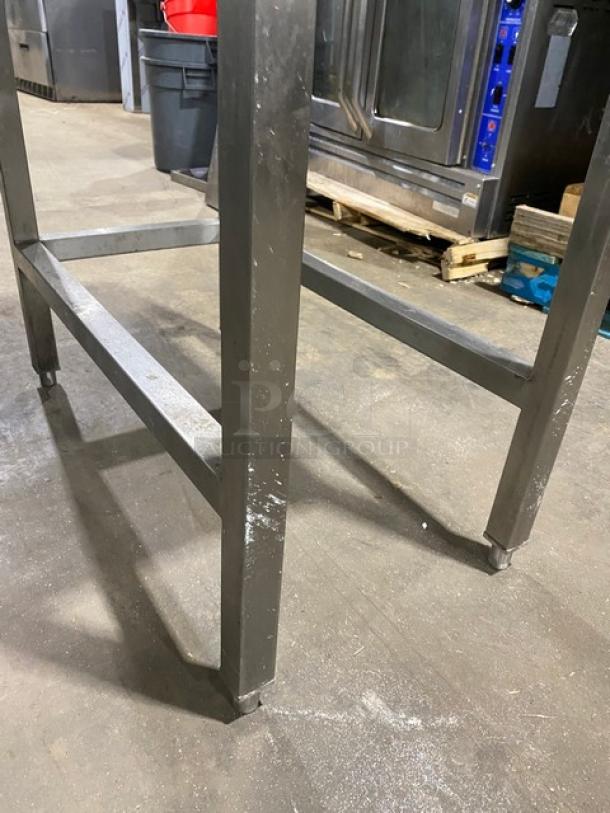 Commercial Stainless Steel Open Base Narrow Worktop Table! On Legs! - Image 6 of 8