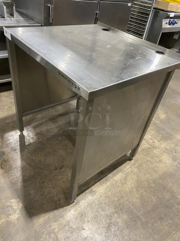 Horacio's Commercial Stainless Steel Worktop Table/Equipment Stand! On Legs! - Image 2 of 8