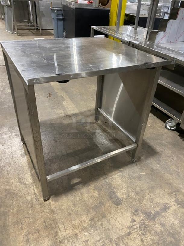 Horacio's Commercial Stainless Steel Worktop Table/Equipment Stand! On Legs! - Image 3 of 8