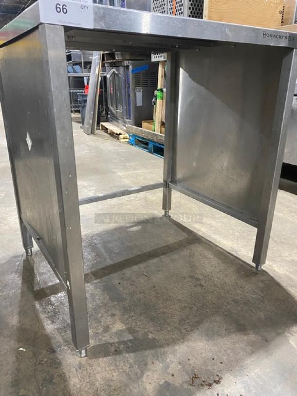 Horacio's Commercial Stainless Steel Worktop Table/Equipment Stand! On Legs! - Image 6 of 8