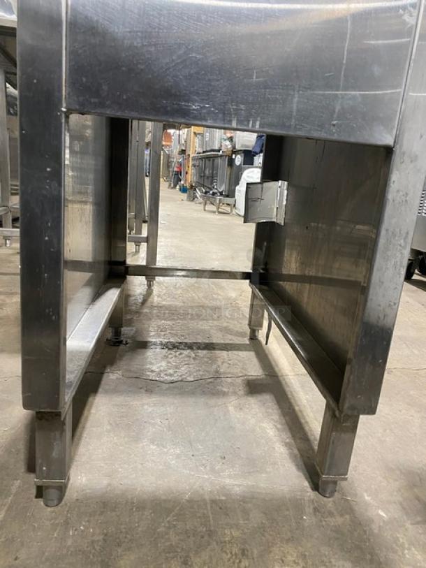 Commercial Stainless Steel Single Well Hand Washing Station! With Back & Side Splash! With Swivel Spout! On Legs! - Image 7 of 8