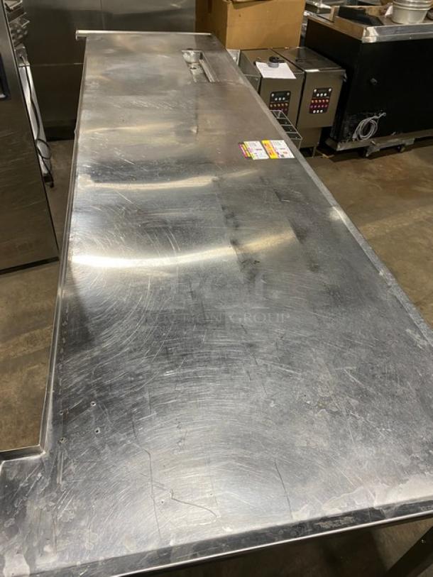 Custom Dunkin Donuts Style Commercial Stainless Steel Worktop Table! On Legs! - Image 6 of 9