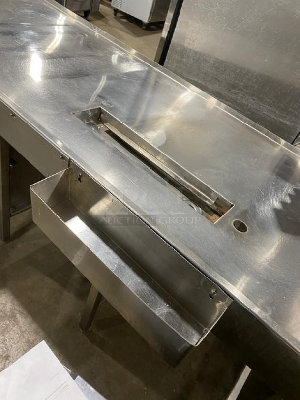 Custom Dunkin Donuts Style Commercial Stainless Steel Worktop Table! On Legs! - Image 7 of 9