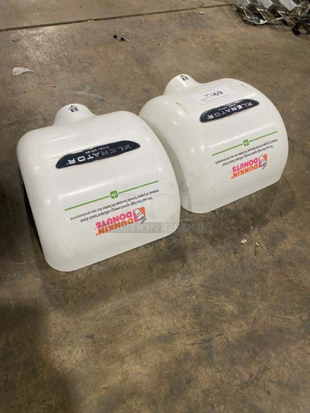 Xlerator Dunkin Donuts Style Commercial White Wall-Mounted Excel Hand Dryer! Model: XL-SI! 2X Your Bid! - Image 3 of 8