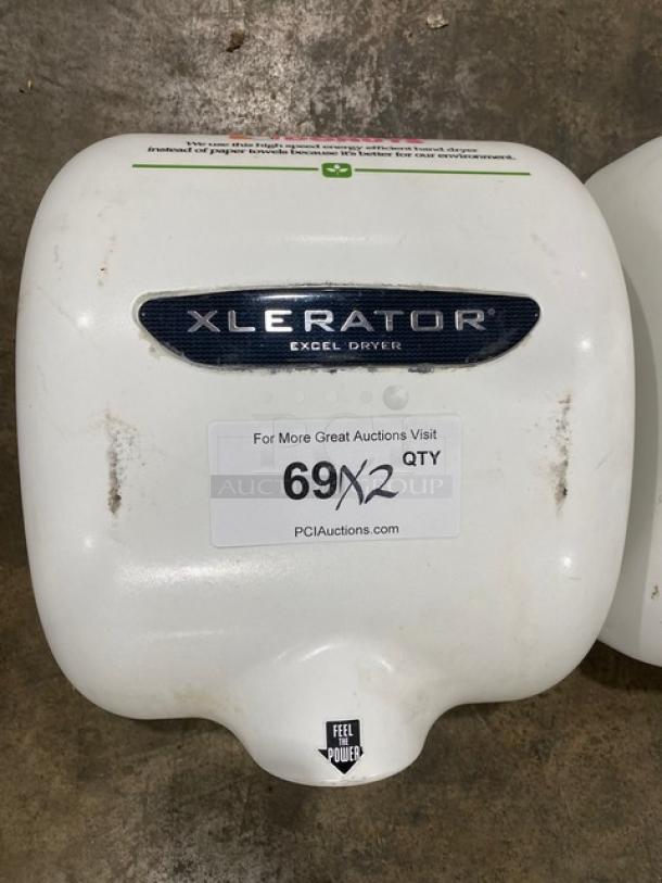 Xlerator Dunkin Donuts Style Commercial White Wall-Mounted Excel Hand Dryer! Model: XL-SI! 2X Your Bid! - Image 5 of 8