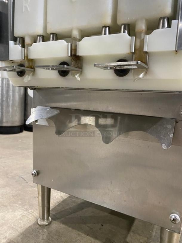 Silver King Dunkin Donuts Style Commercial Stainless Steel Electric Powered Countertop Milk/Creamer Dispenser Machine! With 3 Hoppers! On Legs! - Image 6 of 8