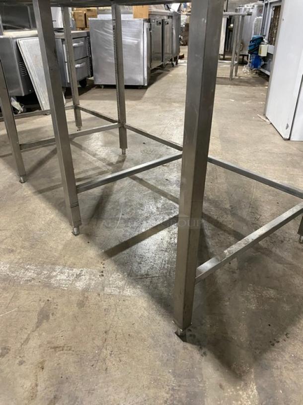 Horacio's Commercial Stainless Steel Open Base Worktop Table! On Legs! - Image 6 of 7