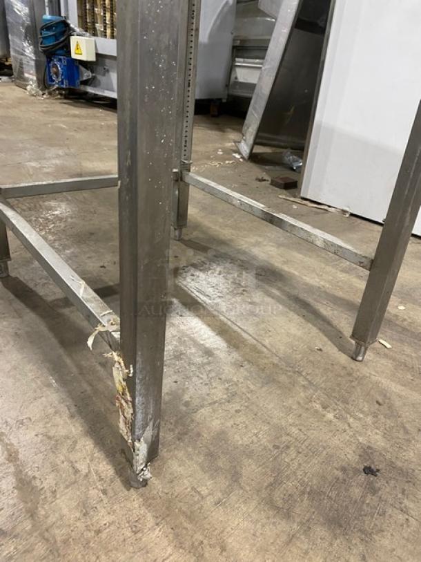 Commercial Stainless Steel Open Base Worktop Table/Equipment Stand! On Legs! - Image 6 of 7