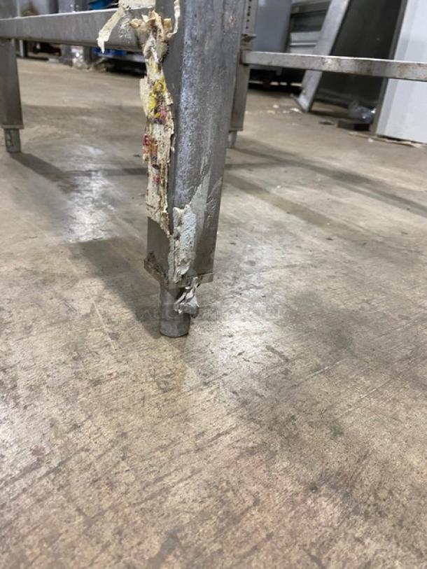 Commercial Stainless Steel Open Base Worktop Table/Equipment Stand! On Legs! - Image 7 of 7