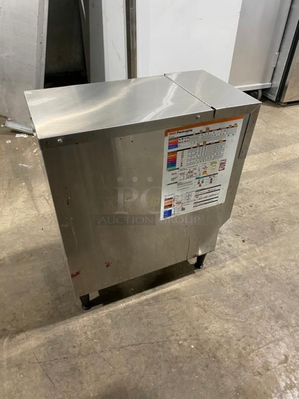 Bunn Dunkin Donuts Style Commercial Stainless Steel Countertop Iced Coffee/Tea Dispenser Liner Cabinet! Model: ICDD-3 SN: ICDD001290! On Legs! - Image 4 of 8