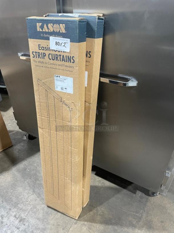 BRAND NEW! Kason Commercial Vinyl Easimount Strip Curtain System! Model: 402LA6063384! 2X Your Bid! - Image 2 of 6