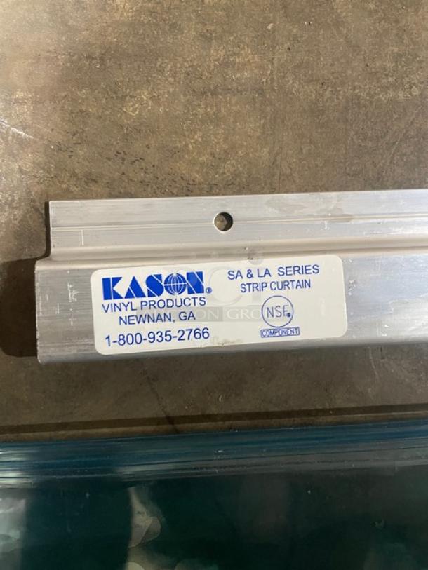 BRAND NEW! Kason Commercial Vinyl Easimount Strip Curtain System! Model: 402LA6063384! 2X Your Bid! - Image 4 of 6