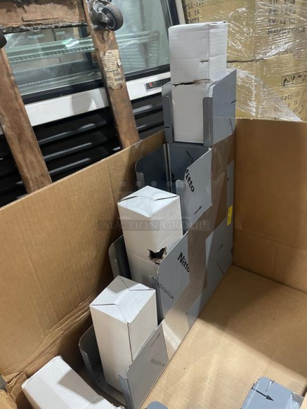 BRAND NEW! Franke Commercial Stainless Steel 4 Section Countertop Cup & Lid Holder/Organizer! Model: 18018406! With Brand New Hi-Speed Automatic Powder/Sweetener Dispensers! Model: DDB1533! ALL ONE MONEY! - Image 4 of 8