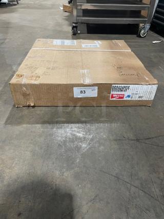 BRAND NEW! Metro Commercial Chrome Plated 24" 3-Tier POS Cart! Model: DD2424POS! With Casters!