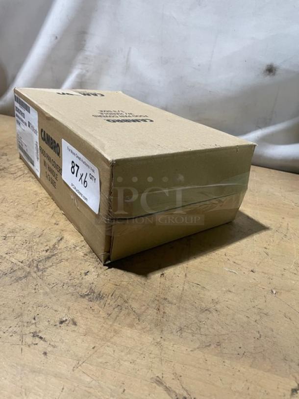 BRAND NEW! Cambro Commercial Clear Polycarbonate 1/3 Size Food Pan Covers! Model: 30CWCHTRI! 6X Your Bid! - Image 2 of 8