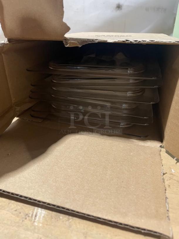 BRAND NEW! Cambro Commercial Clear Polycarbonate 1/3 Size Food Pan Covers! Model: 30CWCHTRI! 6X Your Bid! - Image 5 of 8