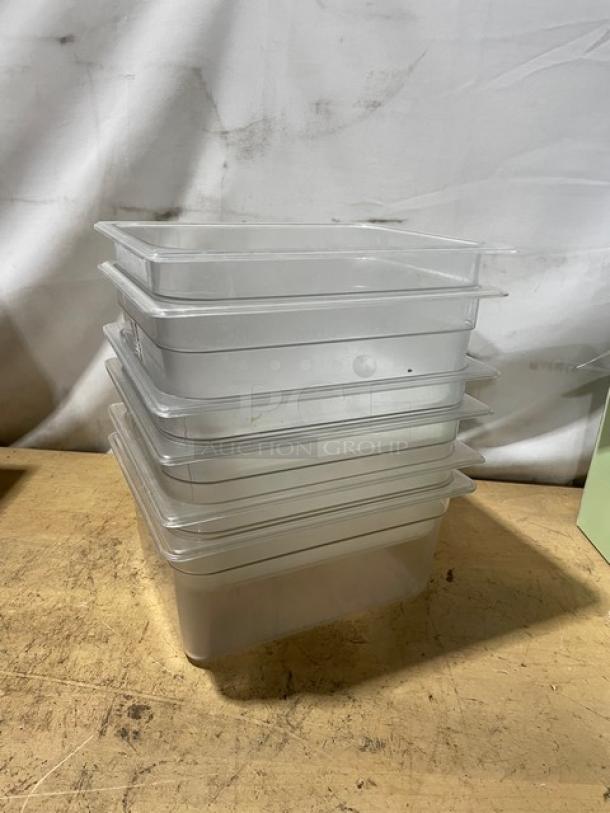 Rubbermaid Commercial Clear Polycarbonate Food Storage Pans! Model: 125P! 6X Your Bid! - Image 3 of 7