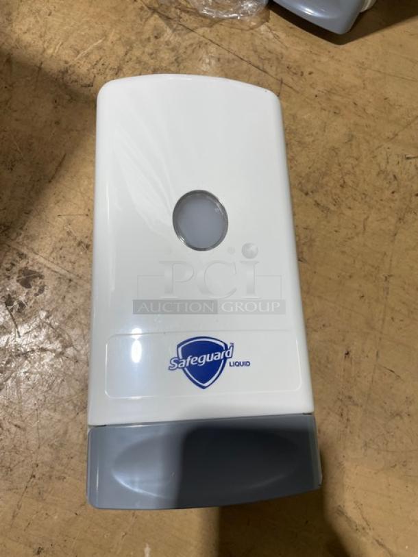 NEW! Safeguard Commercial White Wall-Mounted Liquid Soap Dispensers! 3X Your Bid! - Image 5 of 6